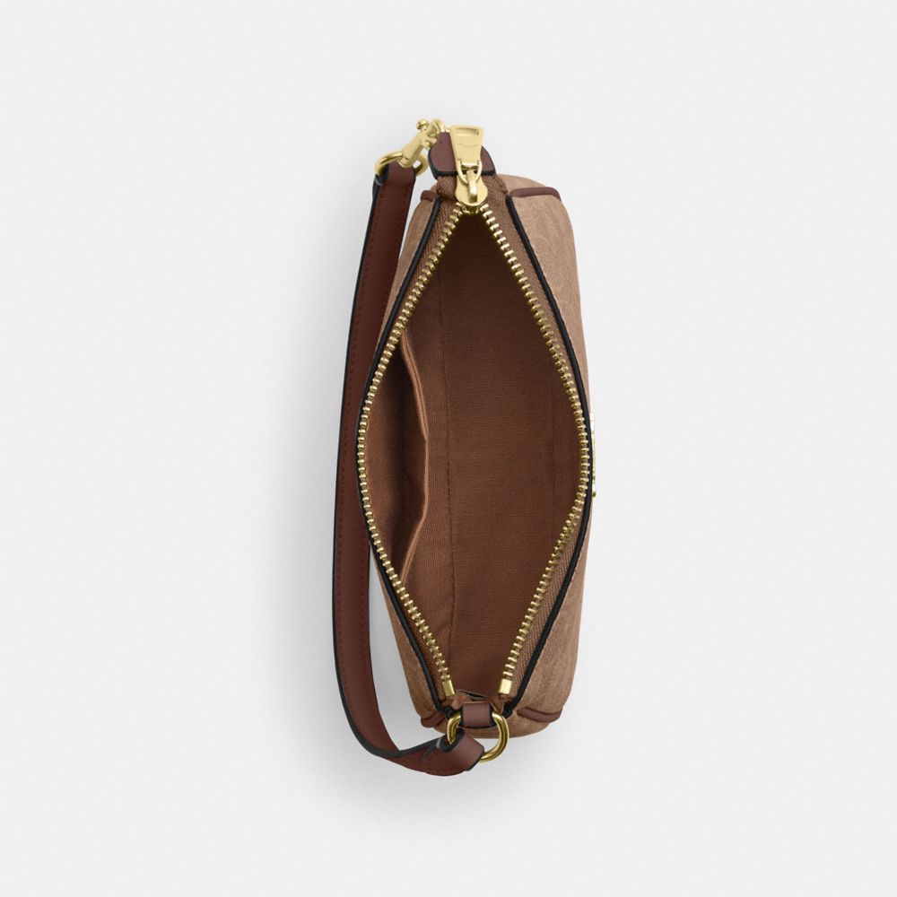 Coach Nolita 19 In Signature Canvas Gold Tan Brown