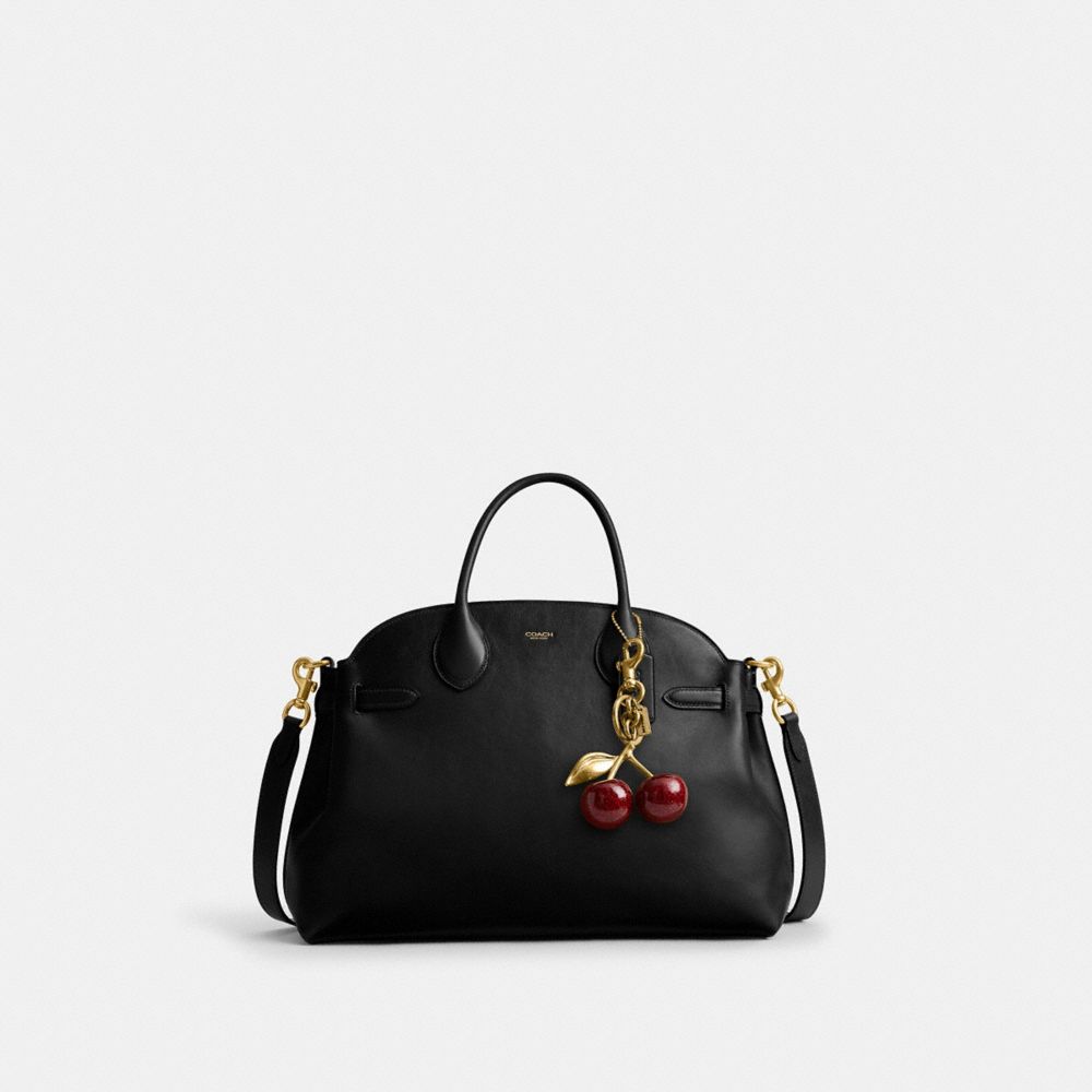 Coach Soft Empire Carryall Bag 40 Brass Black