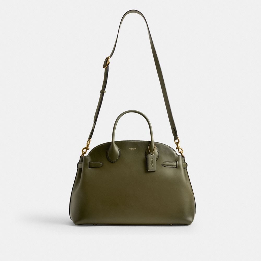 Coach Soft Empire Carryall Bag 40 Brass Olive