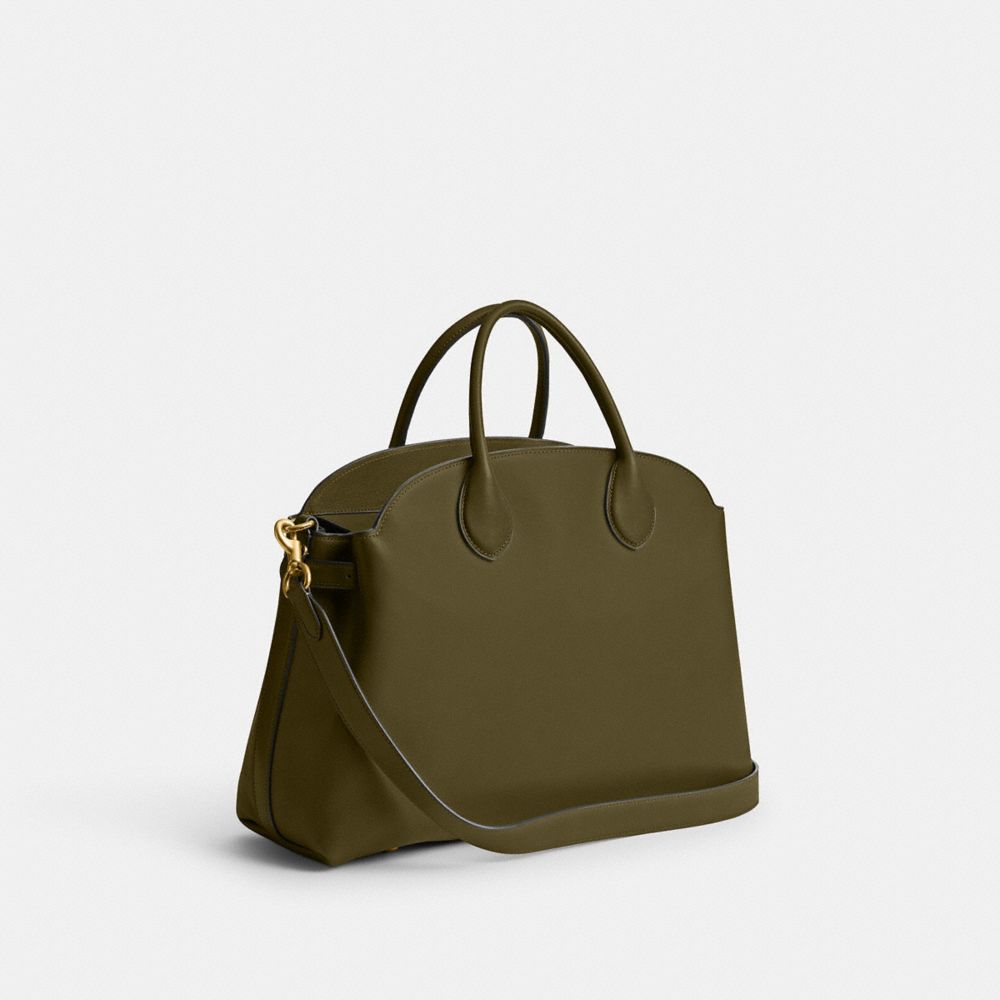 Coach Soft Empire Carryall Bag 40 Brass Olive