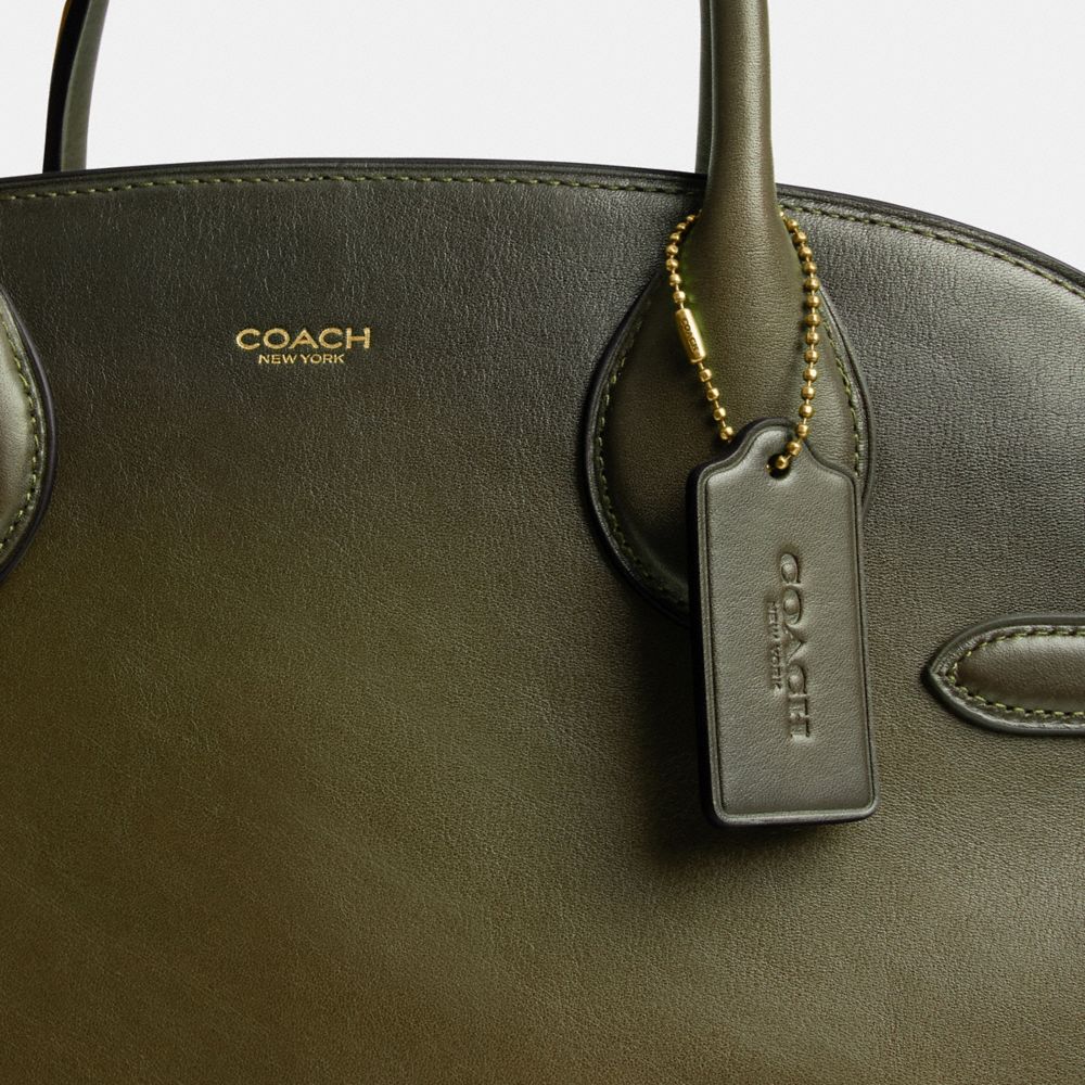 Coach Soft Empire Carryall Bag 40 Brass Olive