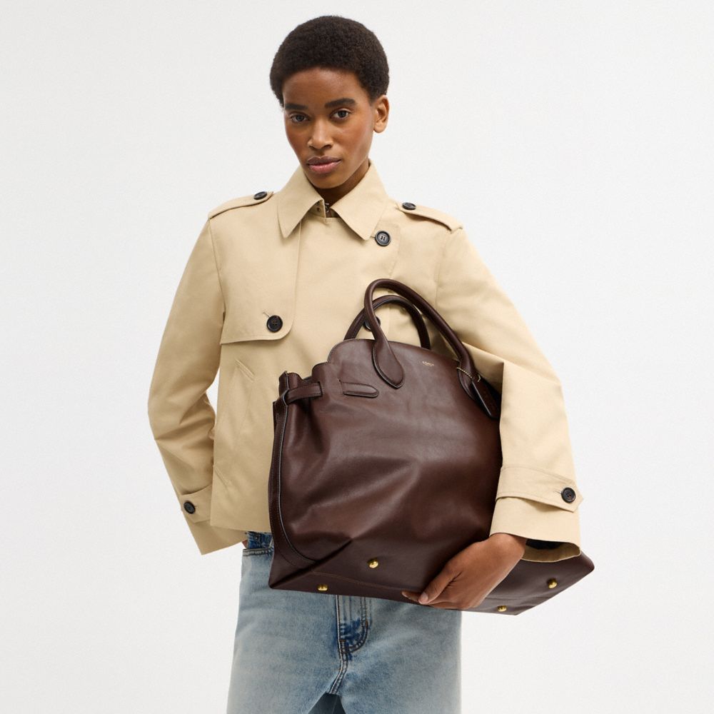 Coach Soft Empire Carryall Bag 48 Brass Maple