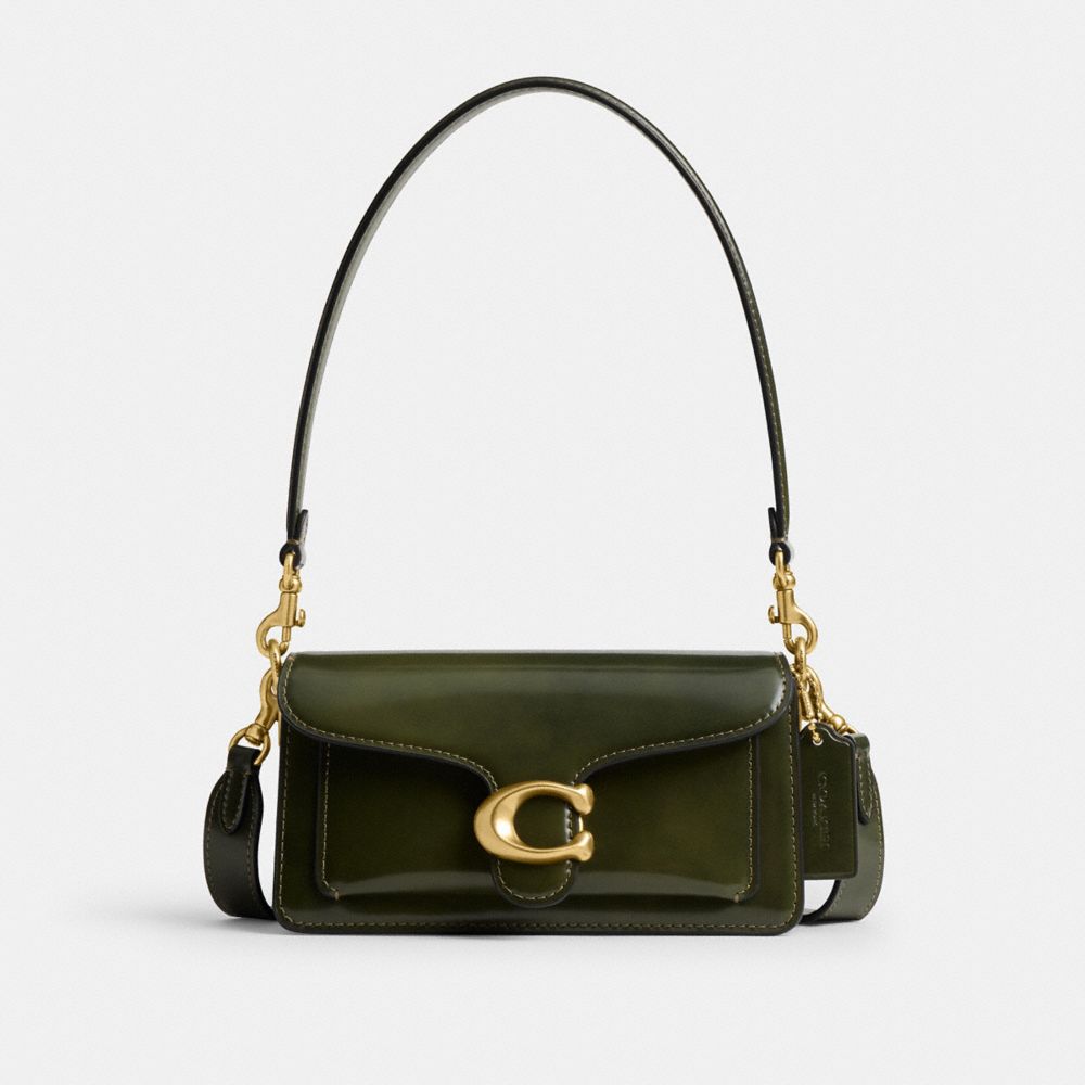 Coach Tabby Shoulder Bag 20 Brass Olive