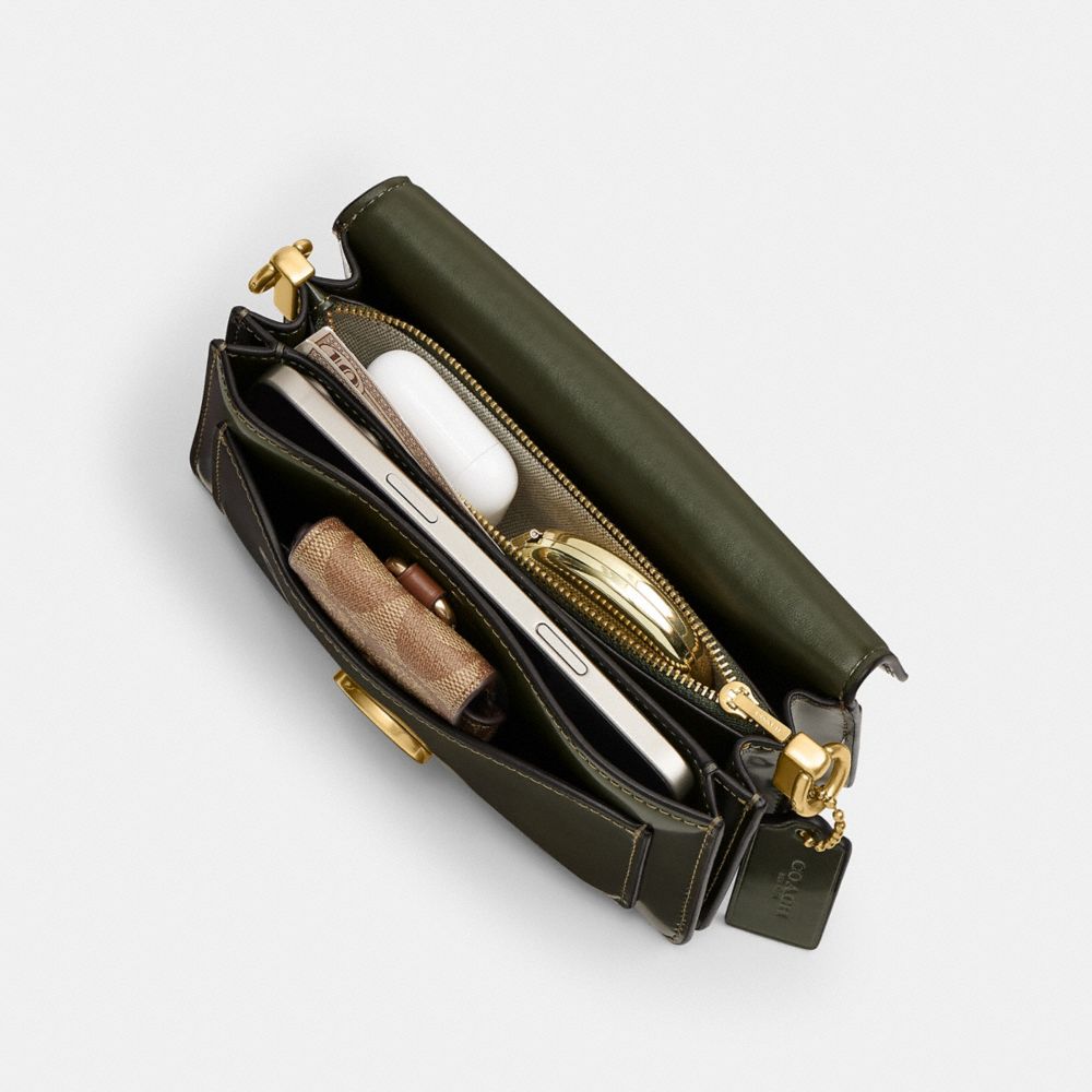 Coach Tabby Shoulder Bag 20 Brass Olive