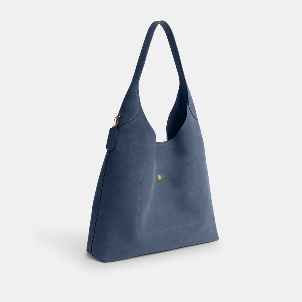 Coach Brooklyn Shoulder Bag 39 Brass Light Denim