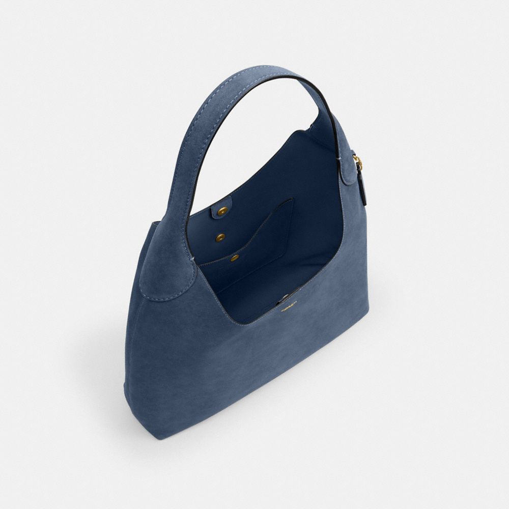 Coach Brooklyn Shoulder Bag 39 Brass Light Denim