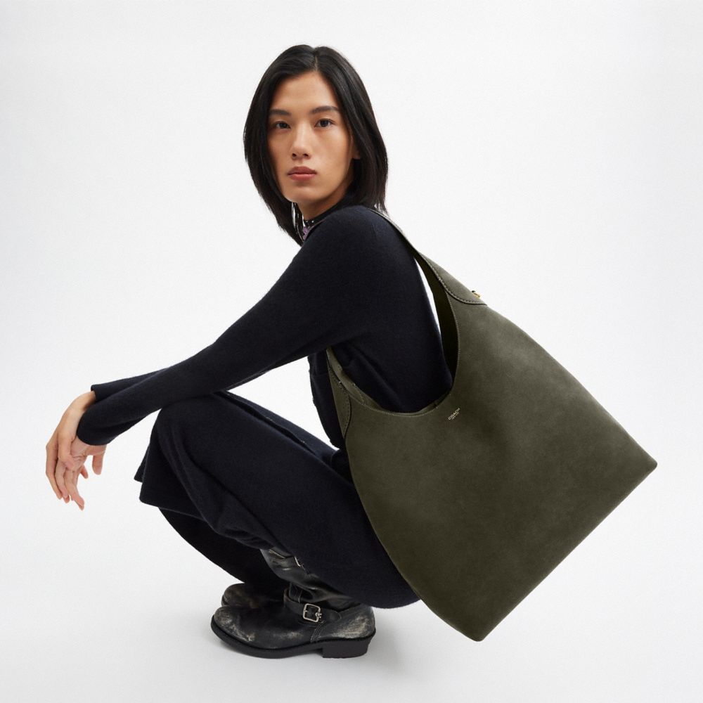 Coach Brooklyn Shoulder Bag 39 Brass Olive