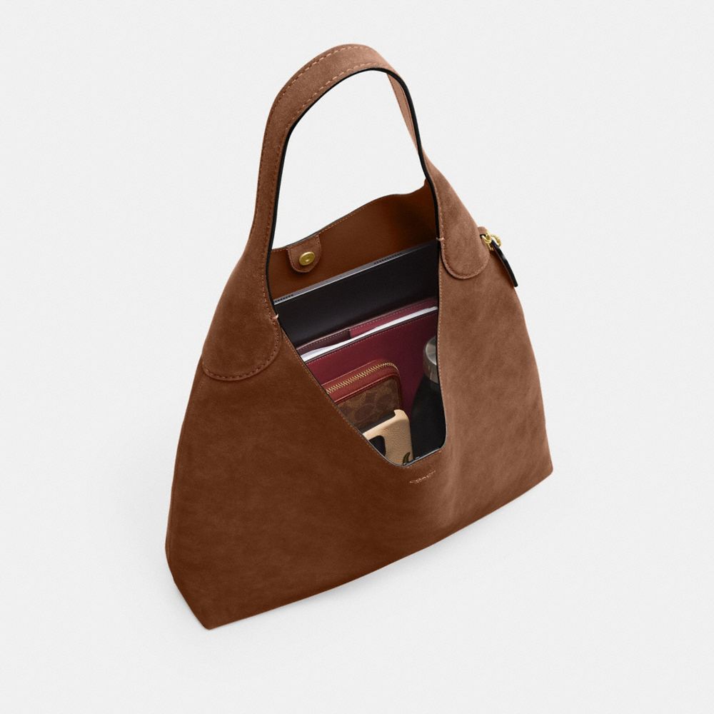 Coach Brooklyn Shoulder Bag 39 Brass Warm Brown