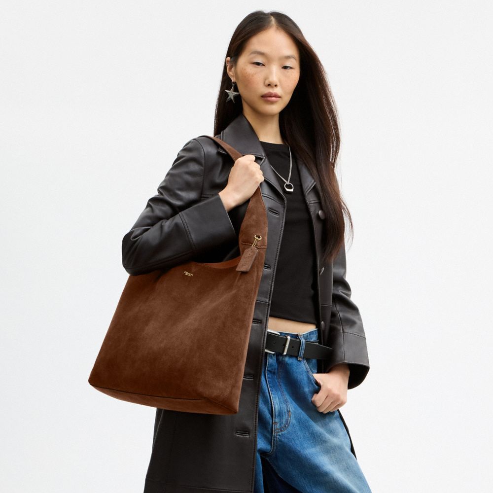 Coach Brooklyn Shoulder Bag 39 Brass Warm Brown
