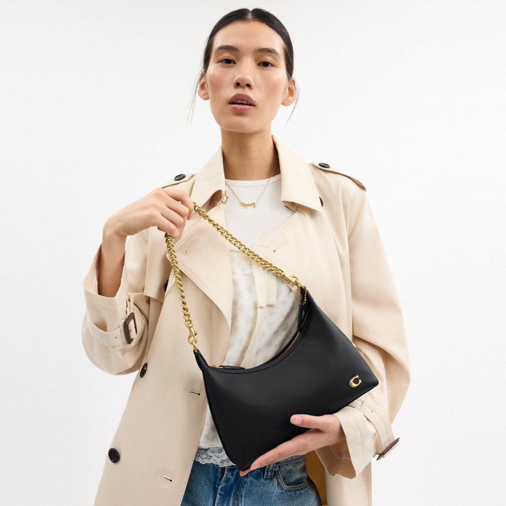 Coach Juliet Shoulder Bag 25 Brass/Black