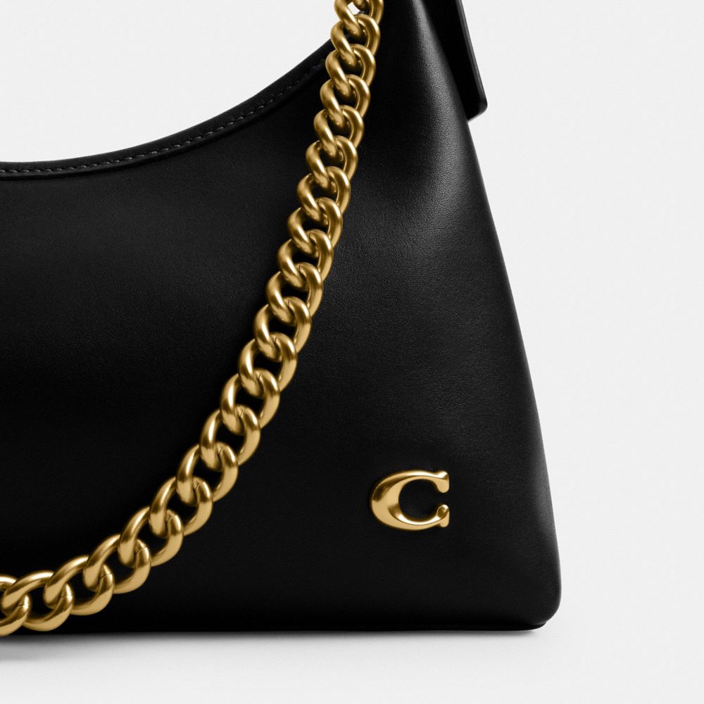 Coach Juliet Shoulder Bag 25 Brass/Black