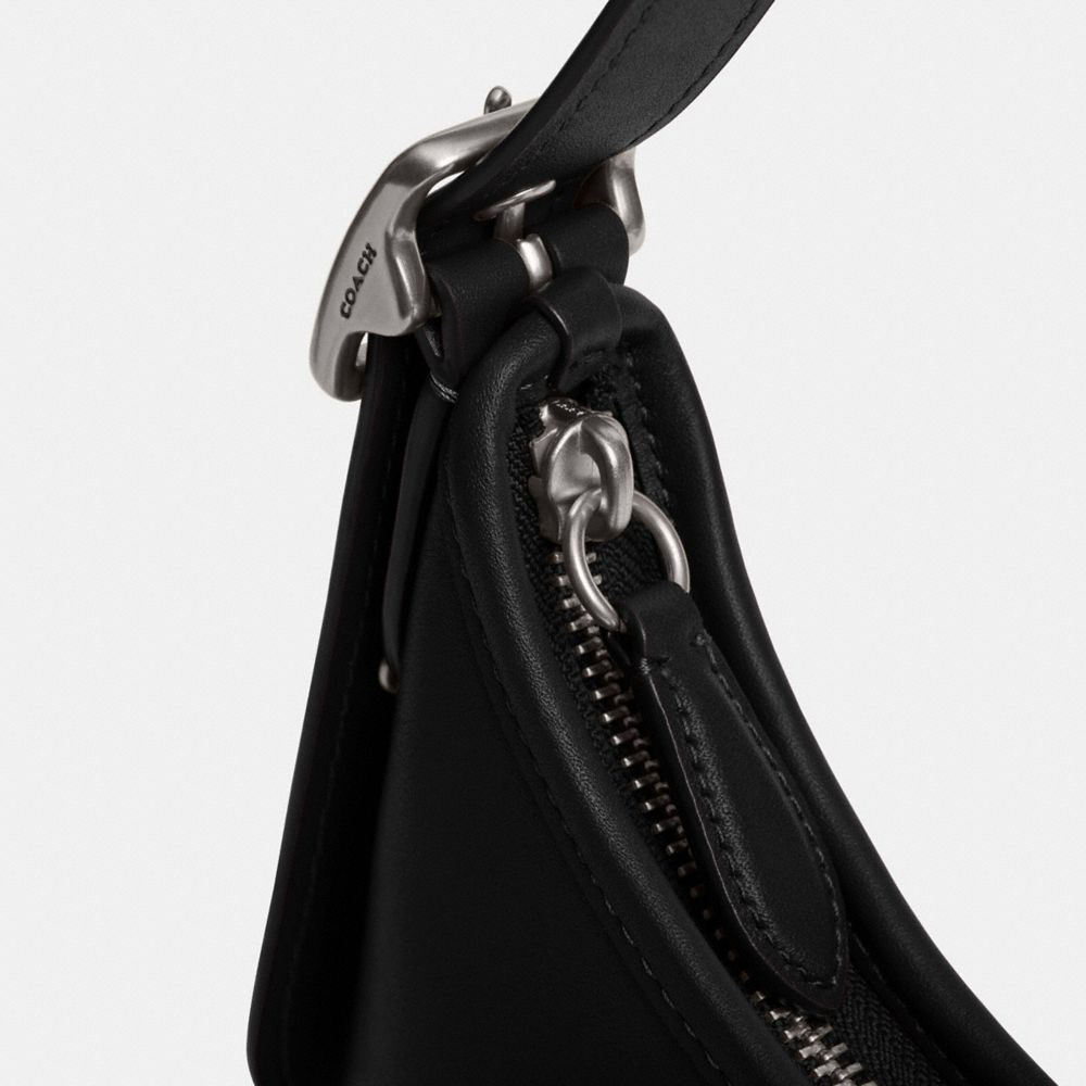 Coach Hamptons Hobo Bag Silver Black