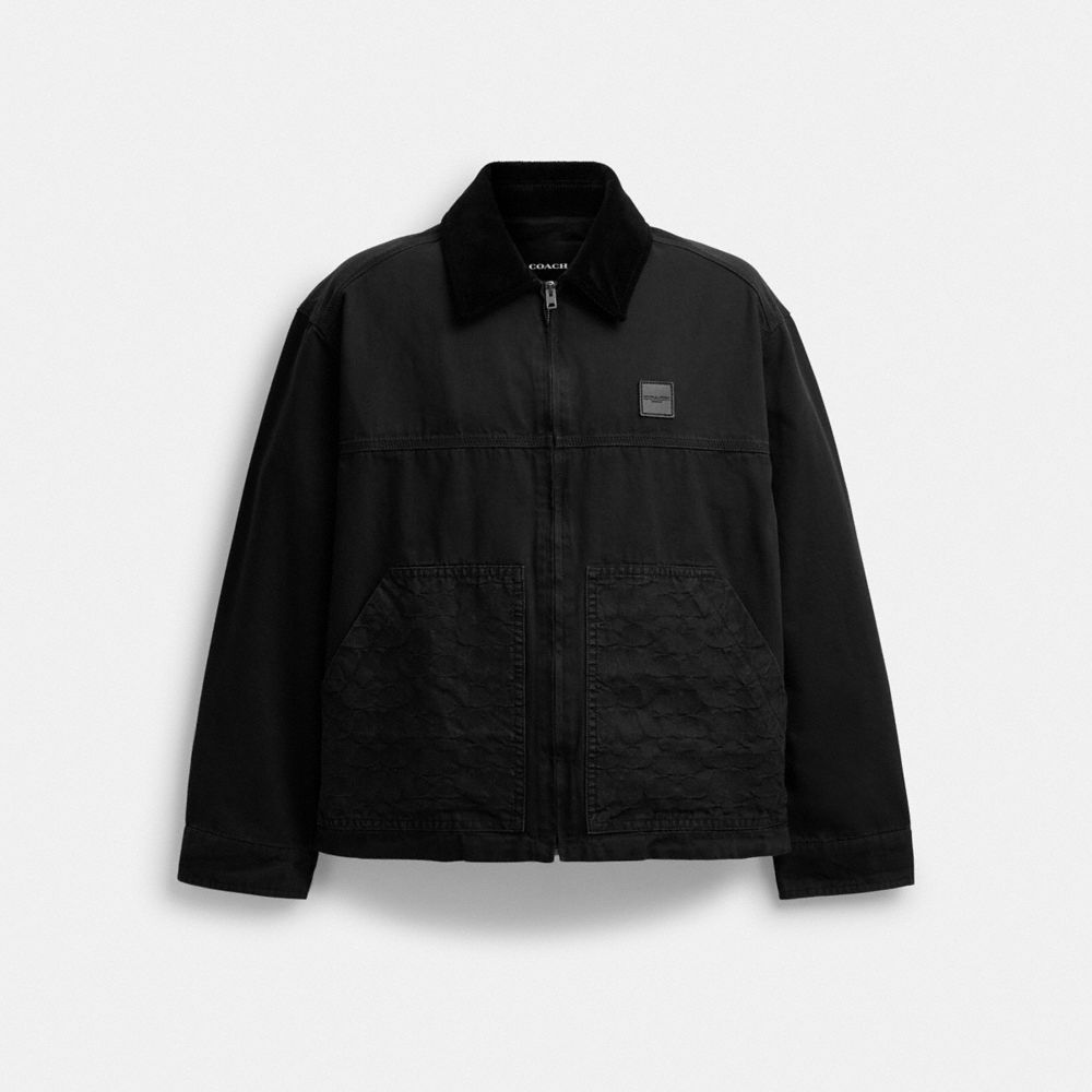 Coach Work Jacket Black