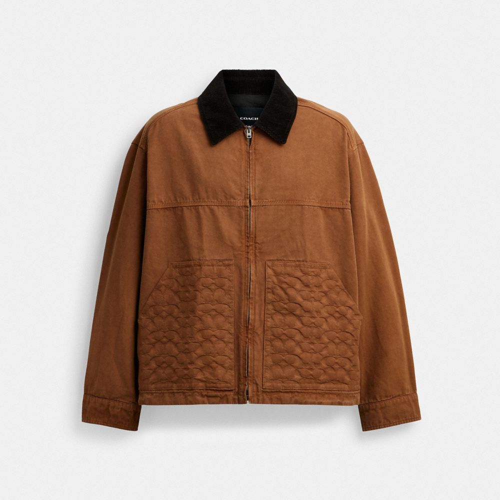 Coach Work Jacket Brown
