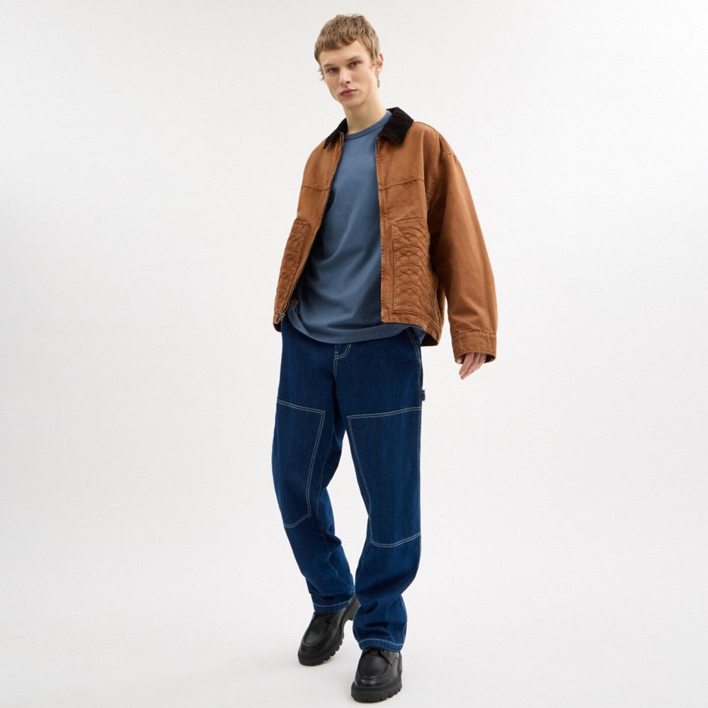 Coach Work Jacket Brown