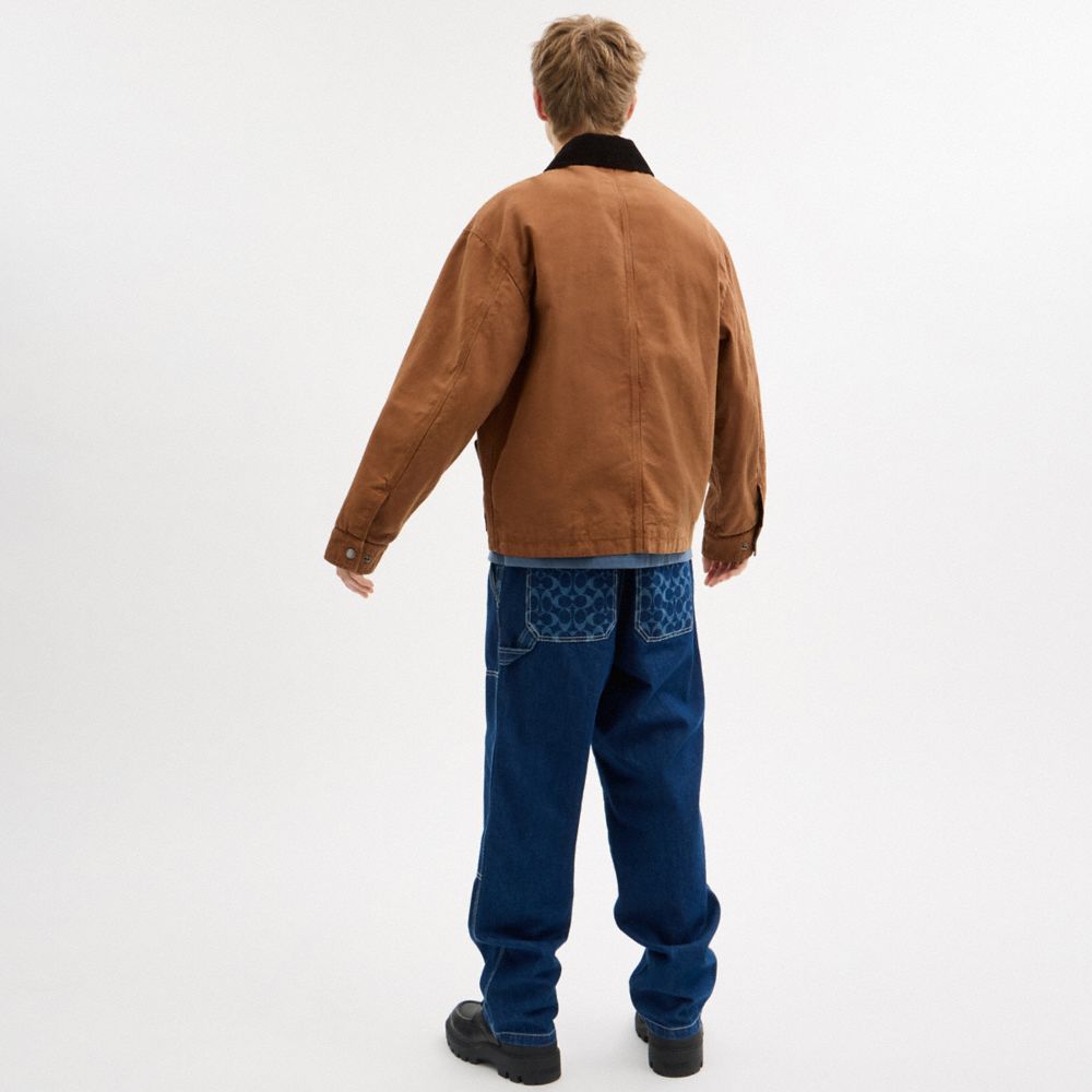 Coach Work Jacket Brown