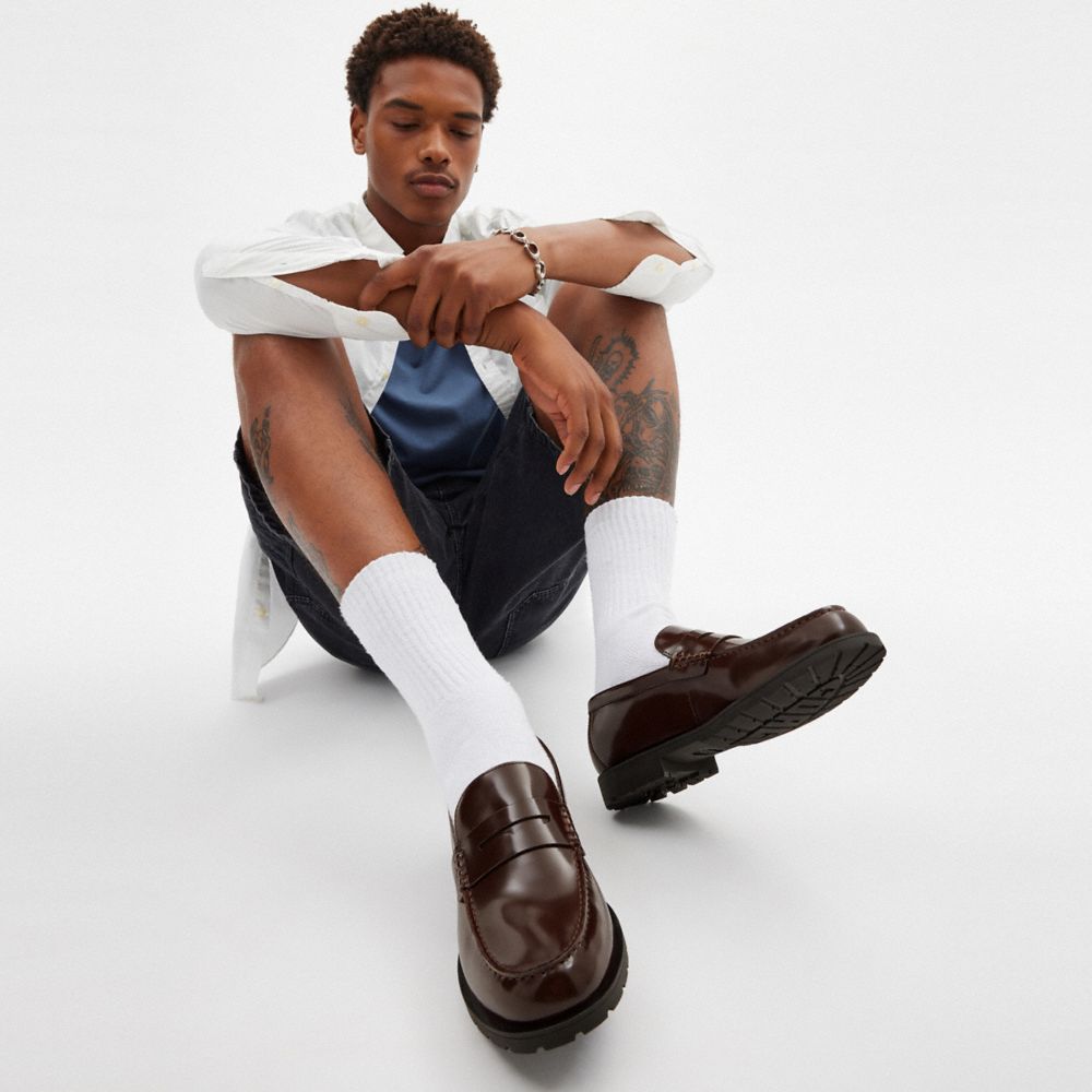 Men's Coach Reagan Loafer Maple