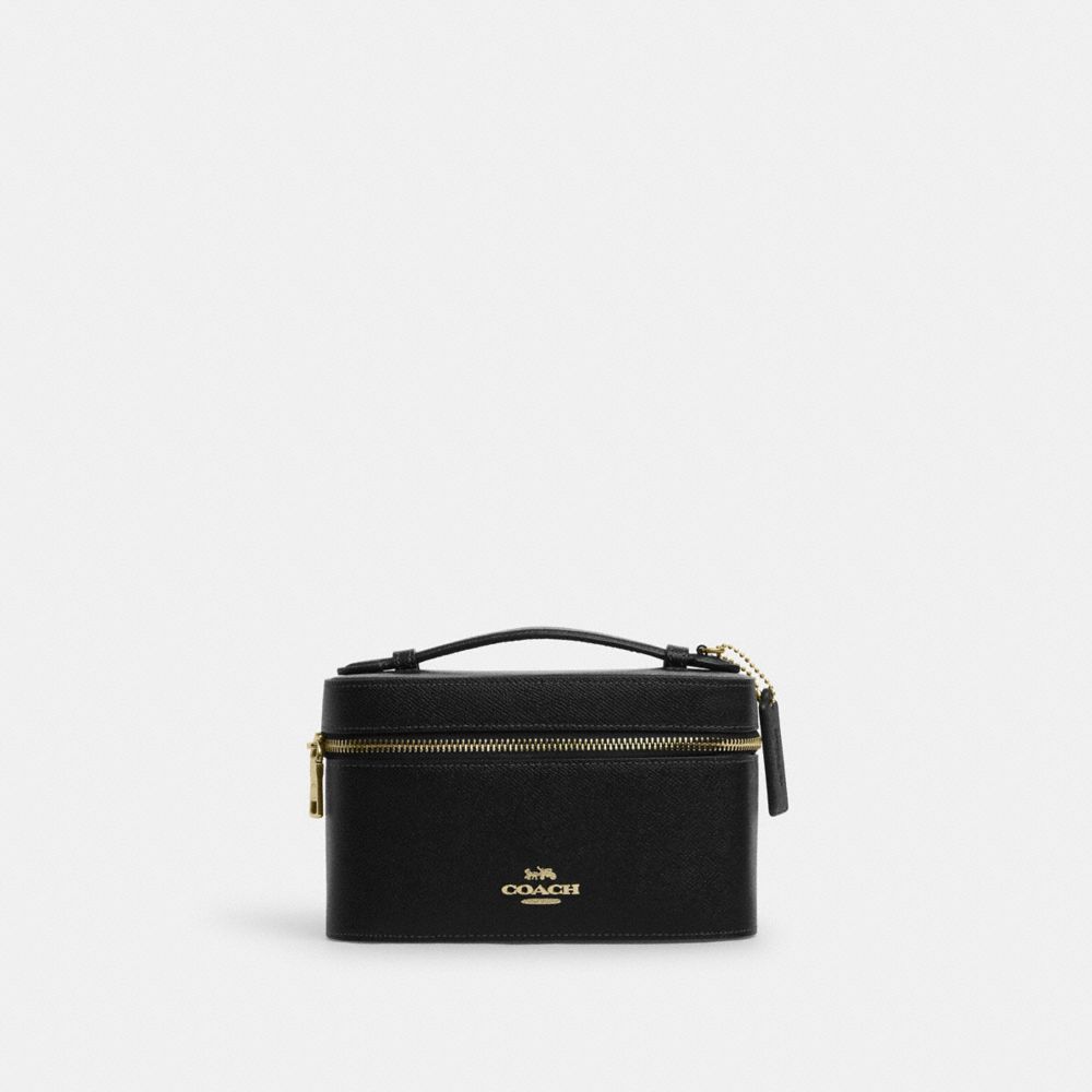 Coach Cosmetic Case Gold Black