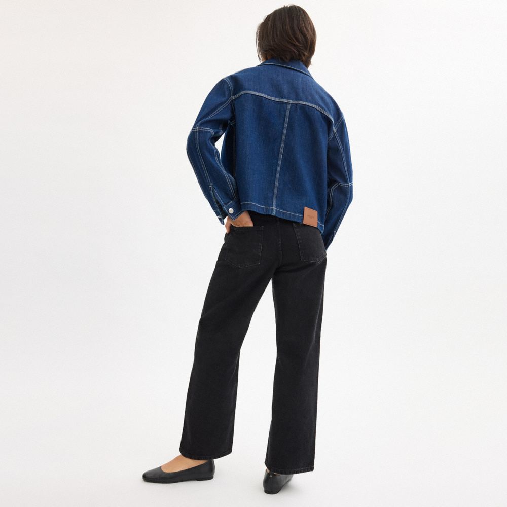 Coach Denim Jeans Black
