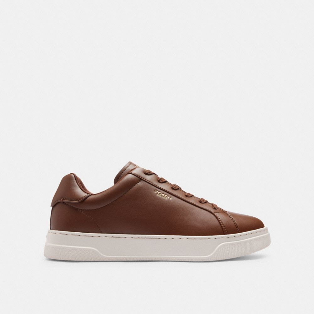 Men's Coach High Line Sneaker Dark Saddle
