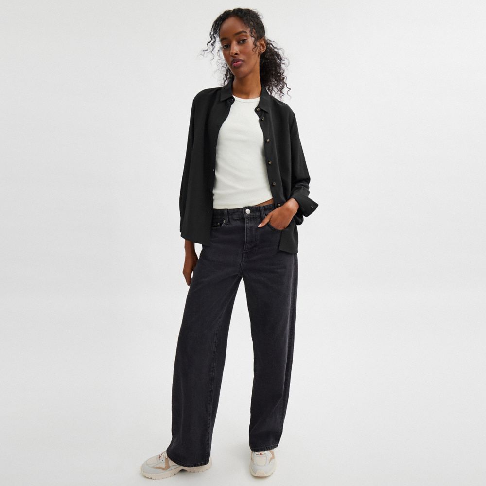 Coach Blouse Black