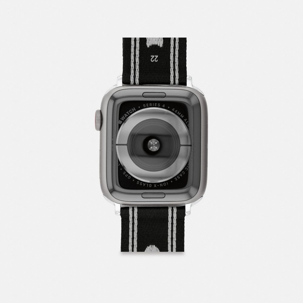 Coach Apple Watch® Strap, 42 Mm, 44 Mm And 45 Mm Black