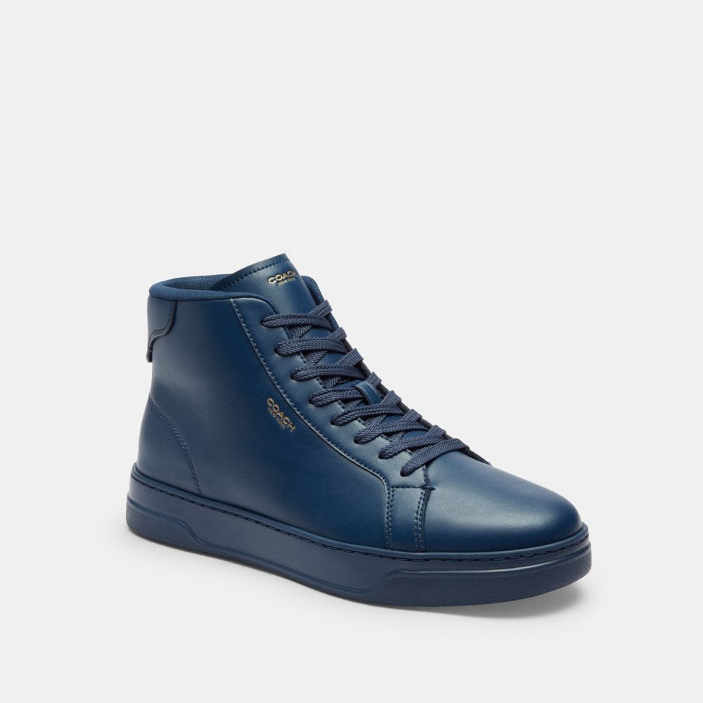 Coach High Line High Top Sneaker Deep Blue