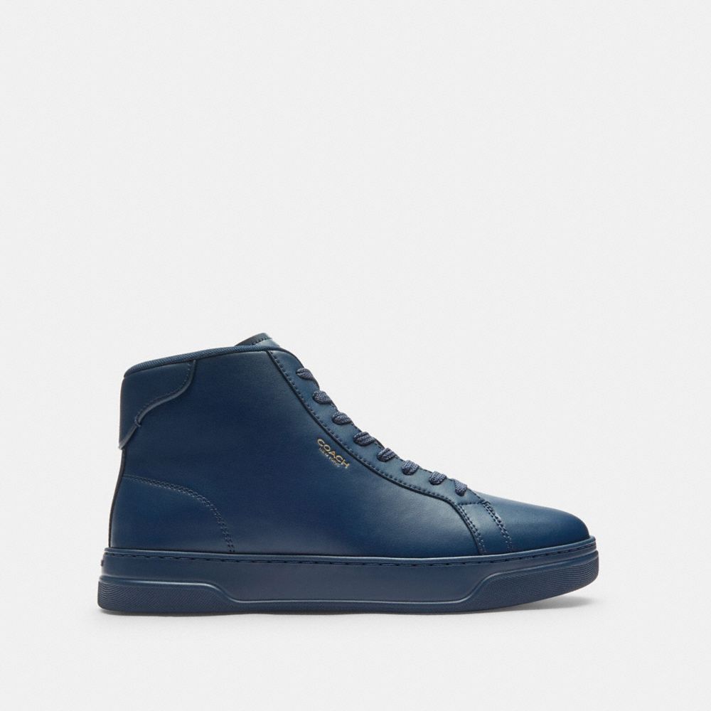 Coach High Line High Top Sneaker Deep Blue