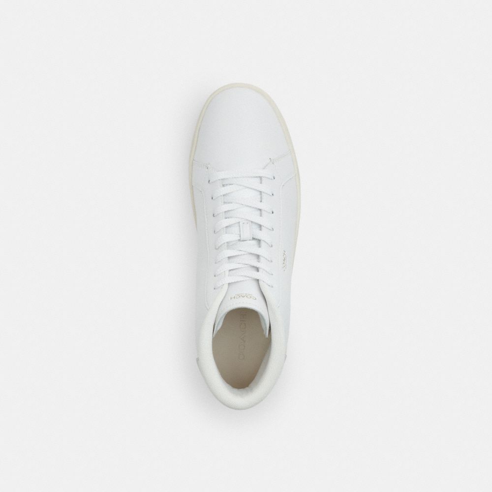 Men's Coach High Line High Top Sneaker Optic White