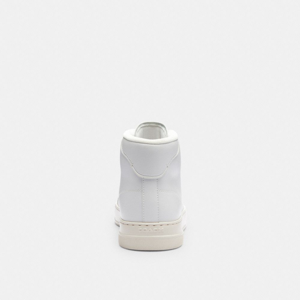 Men's Coach High Line High Top Sneaker Optic White