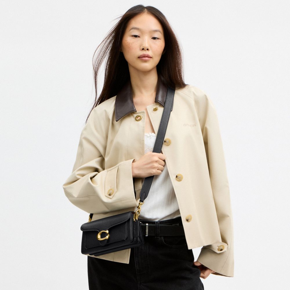 Coach Tabby Shoulder Bag 20 Brass Black