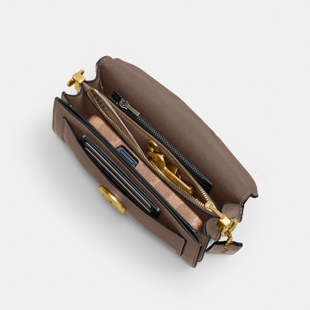 Coach Tabby Shoulder Bag 20 Brass Dark Stone