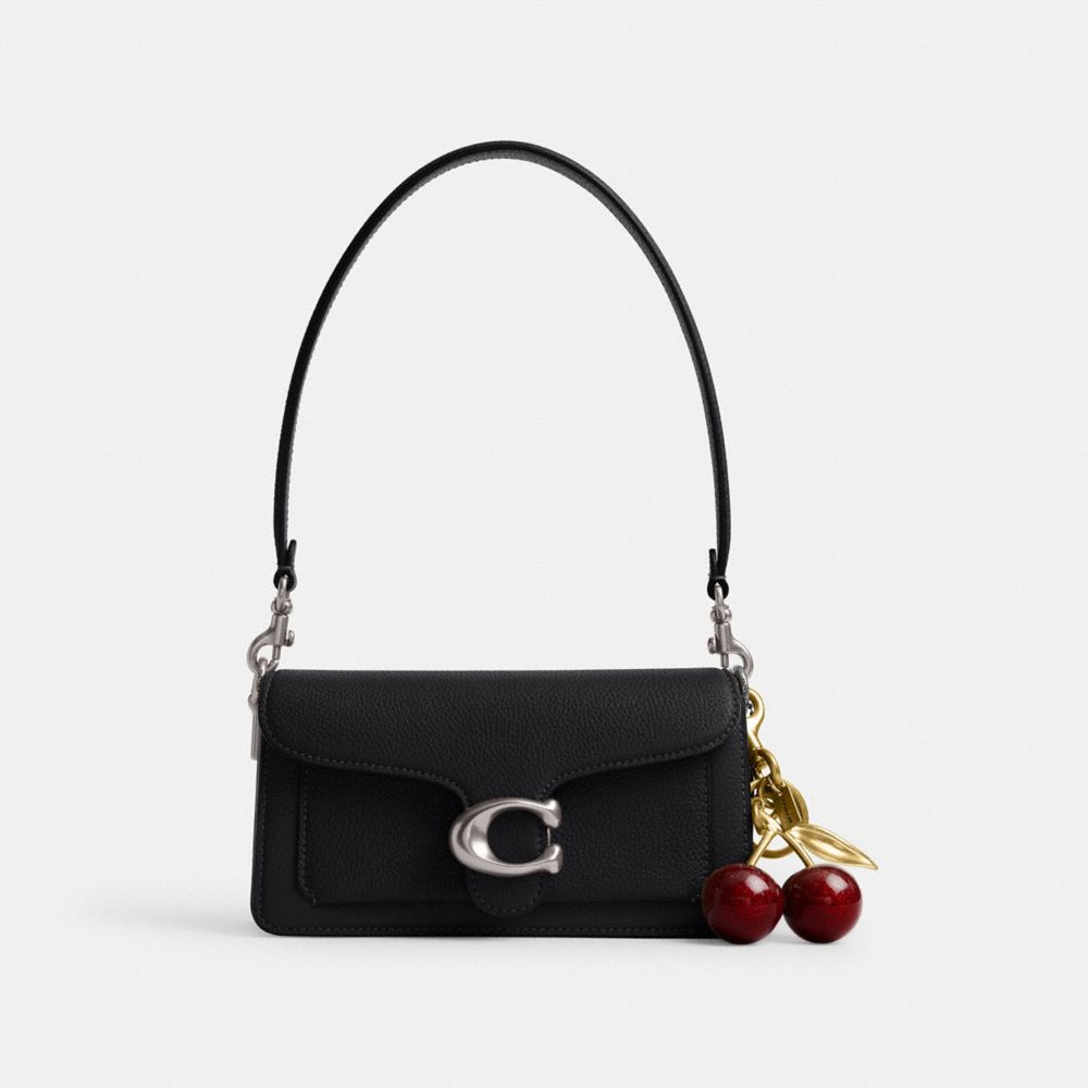 Coach Tabby Shoulder Bag 20 Silver Black