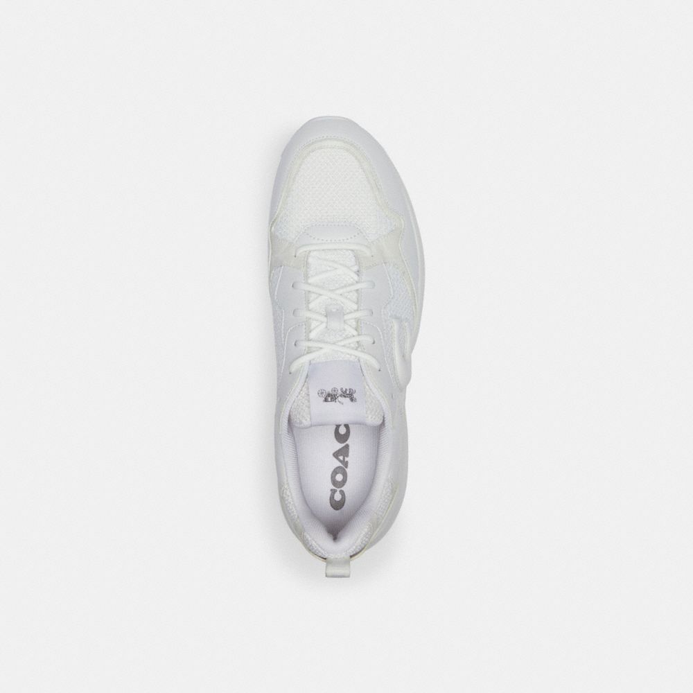 Men's Coach Strider Sneaker In Signature Canvas Optic White