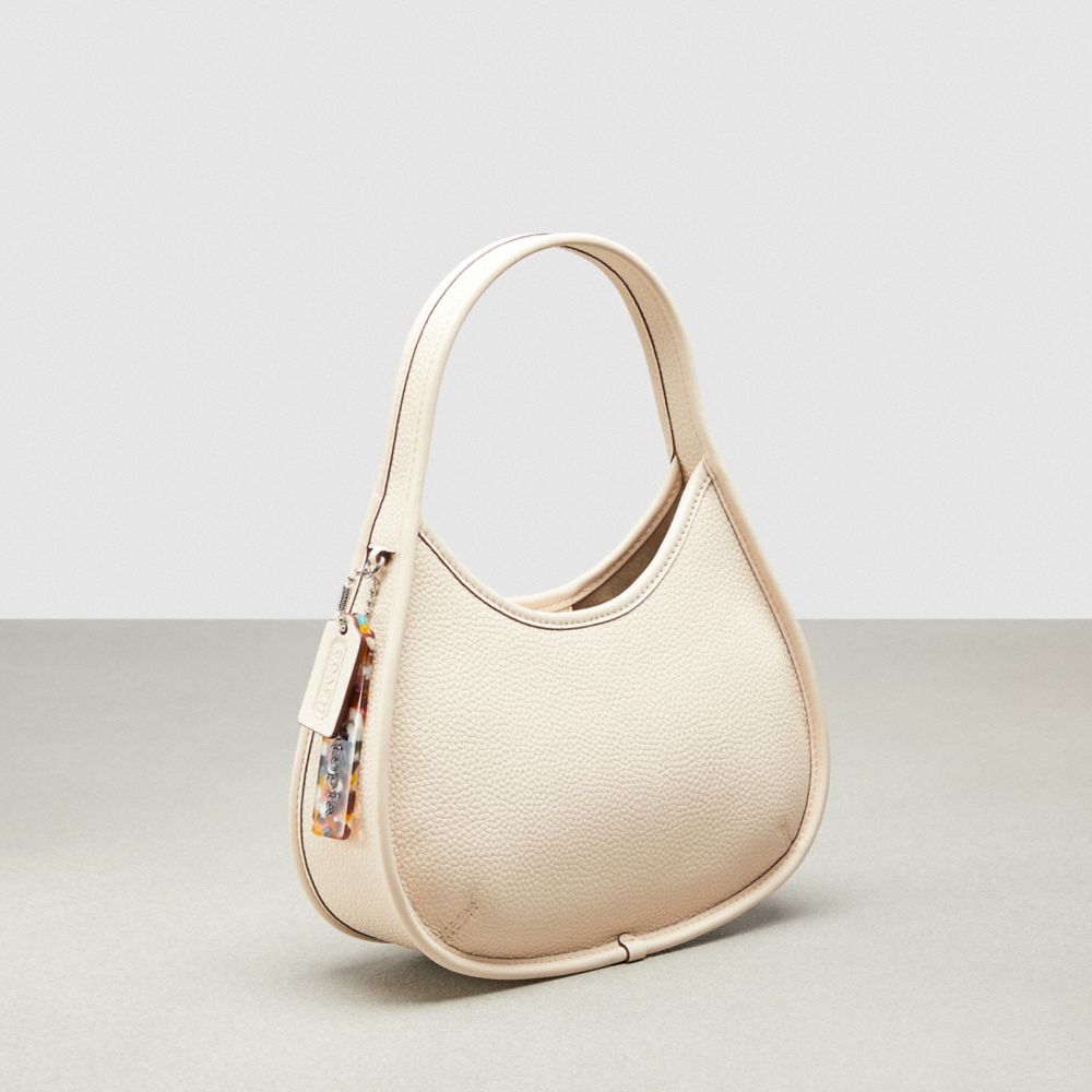 Coach Ergo Bag In Pebbled Coachtopia Leather With Grommets Cloud