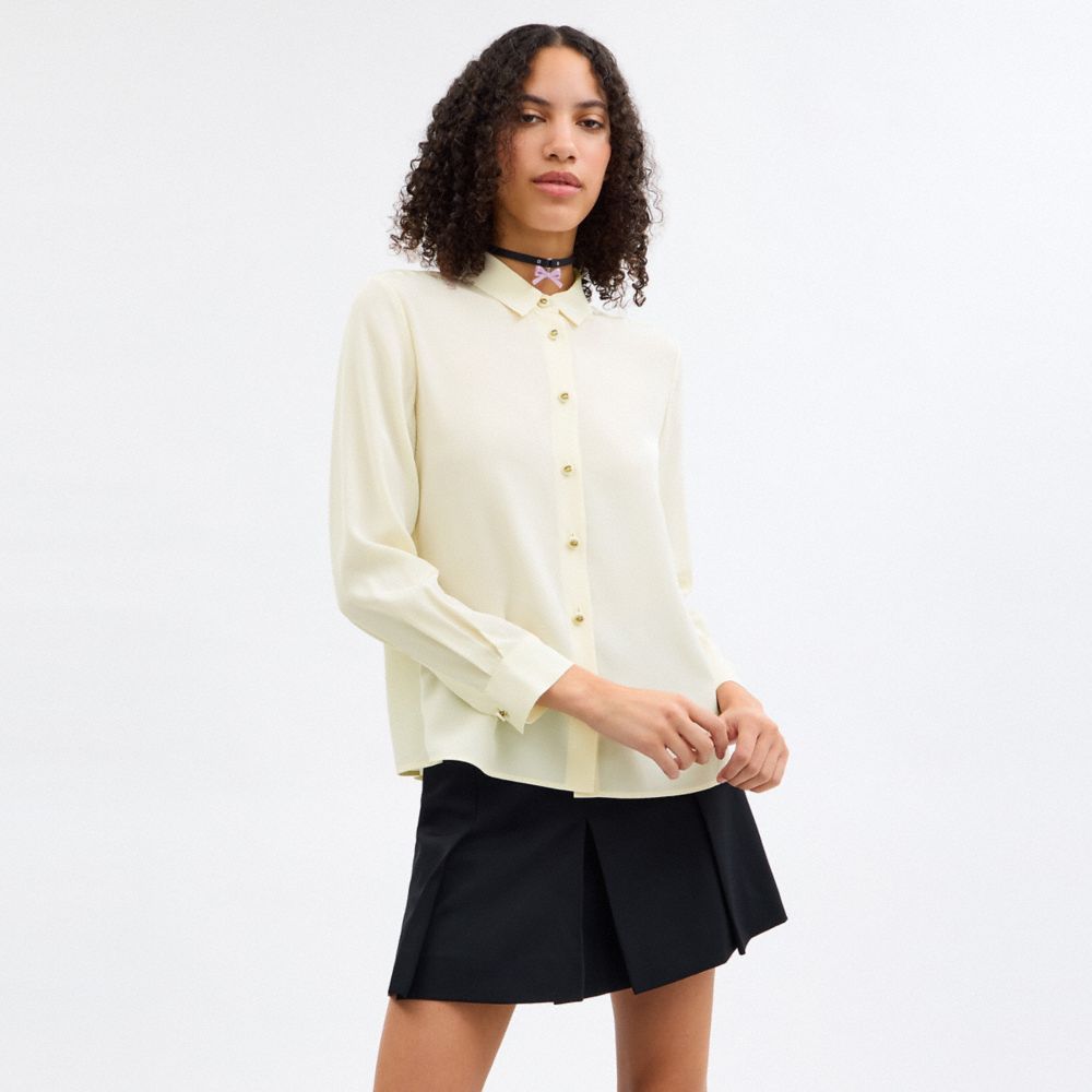 Coach Blouse Cream