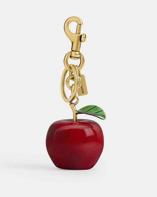 Apple Bag Charm Brass-Multi Brass-Multi