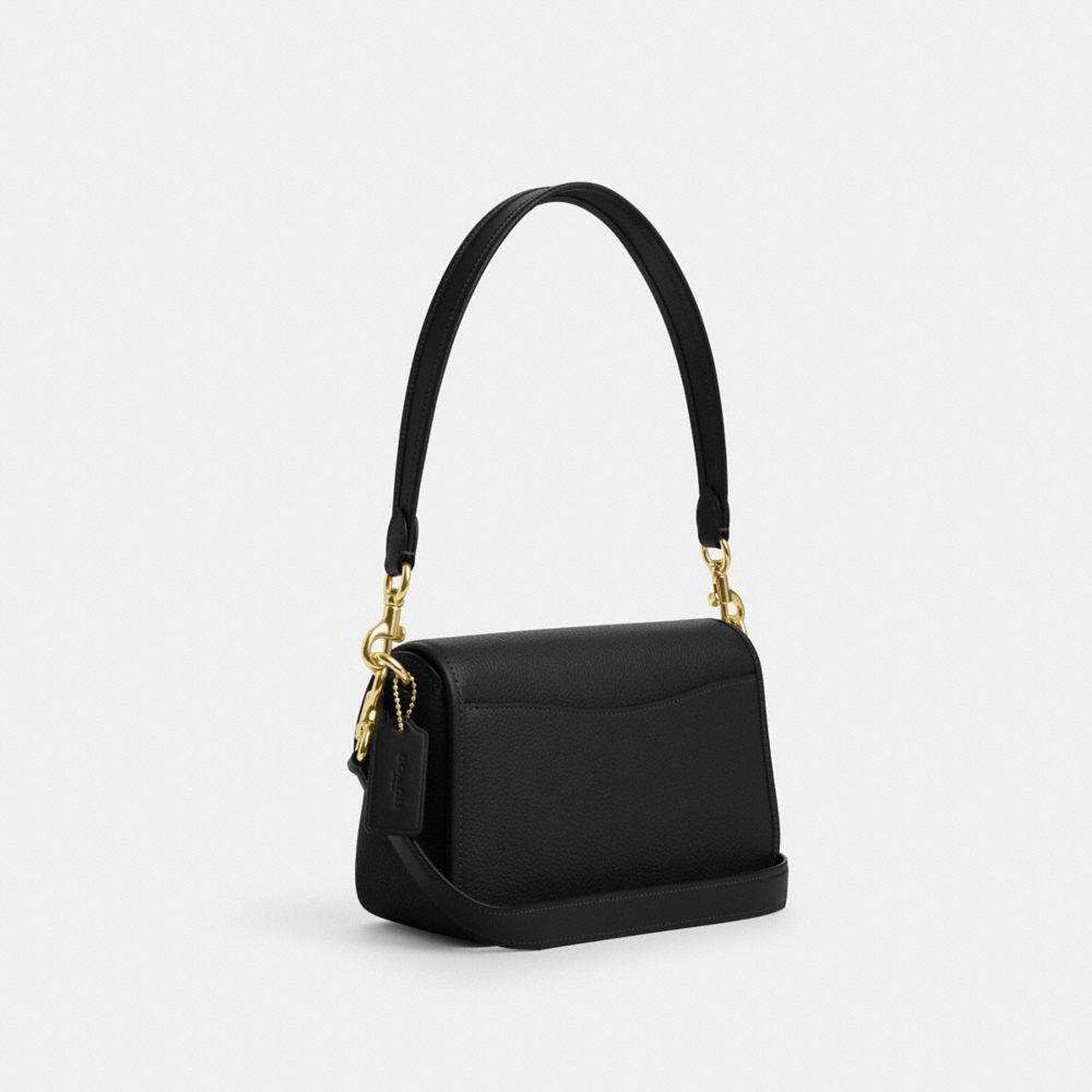 Coach Hadley Shoulder Bag Gold Black