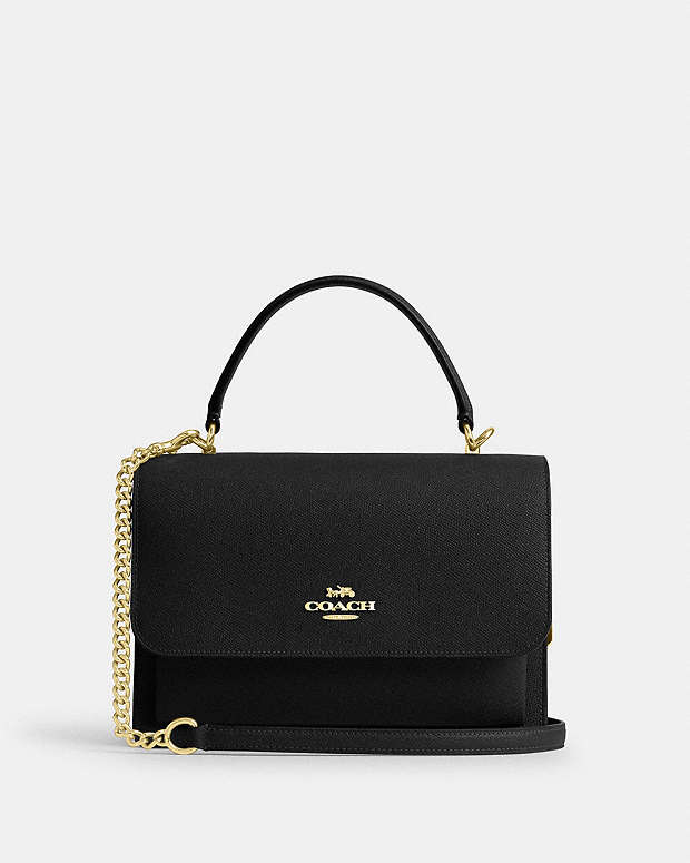 Klare Top Handle Bag Gold-Black Gold-Black