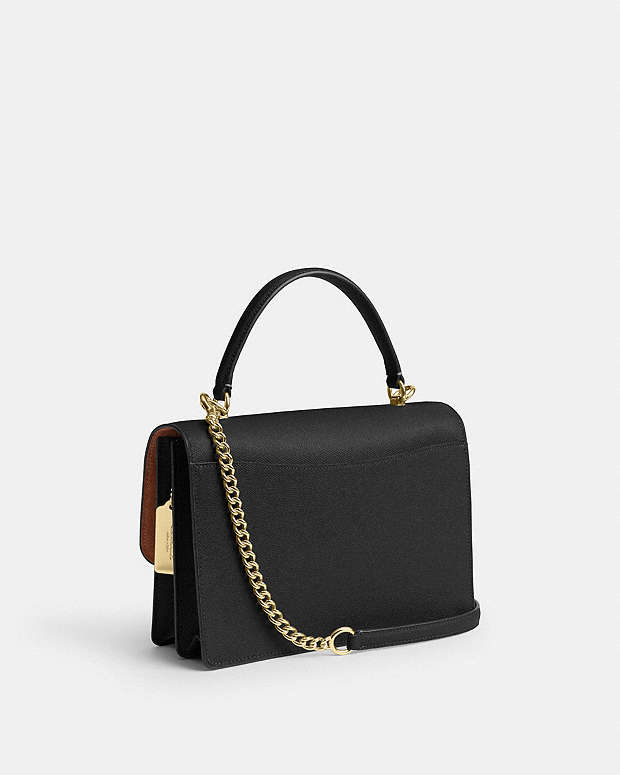 Klare Top Handle Bag Gold-Black Gold-Black