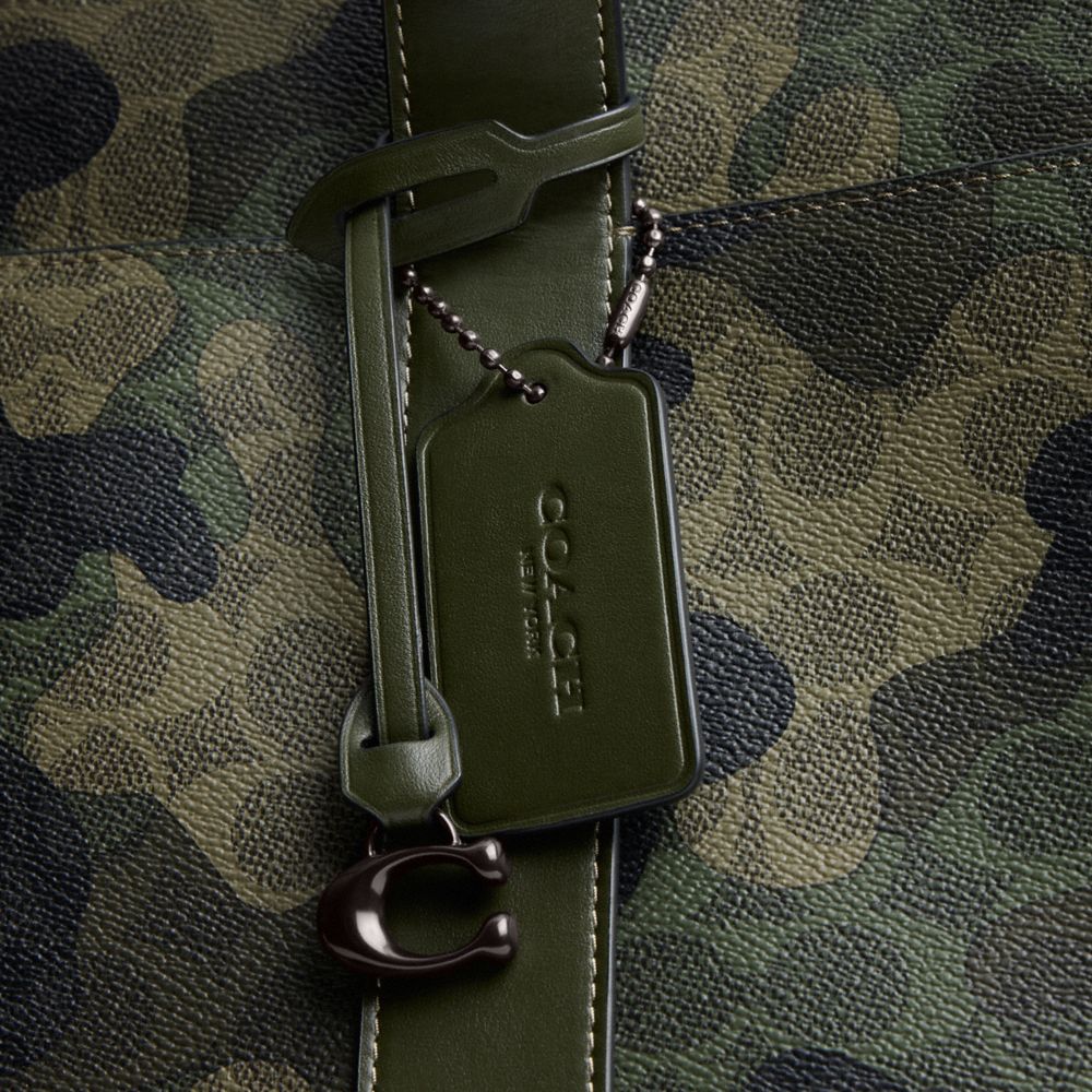 Coach Wesley Tote In Signature Camo Print Signature Camo