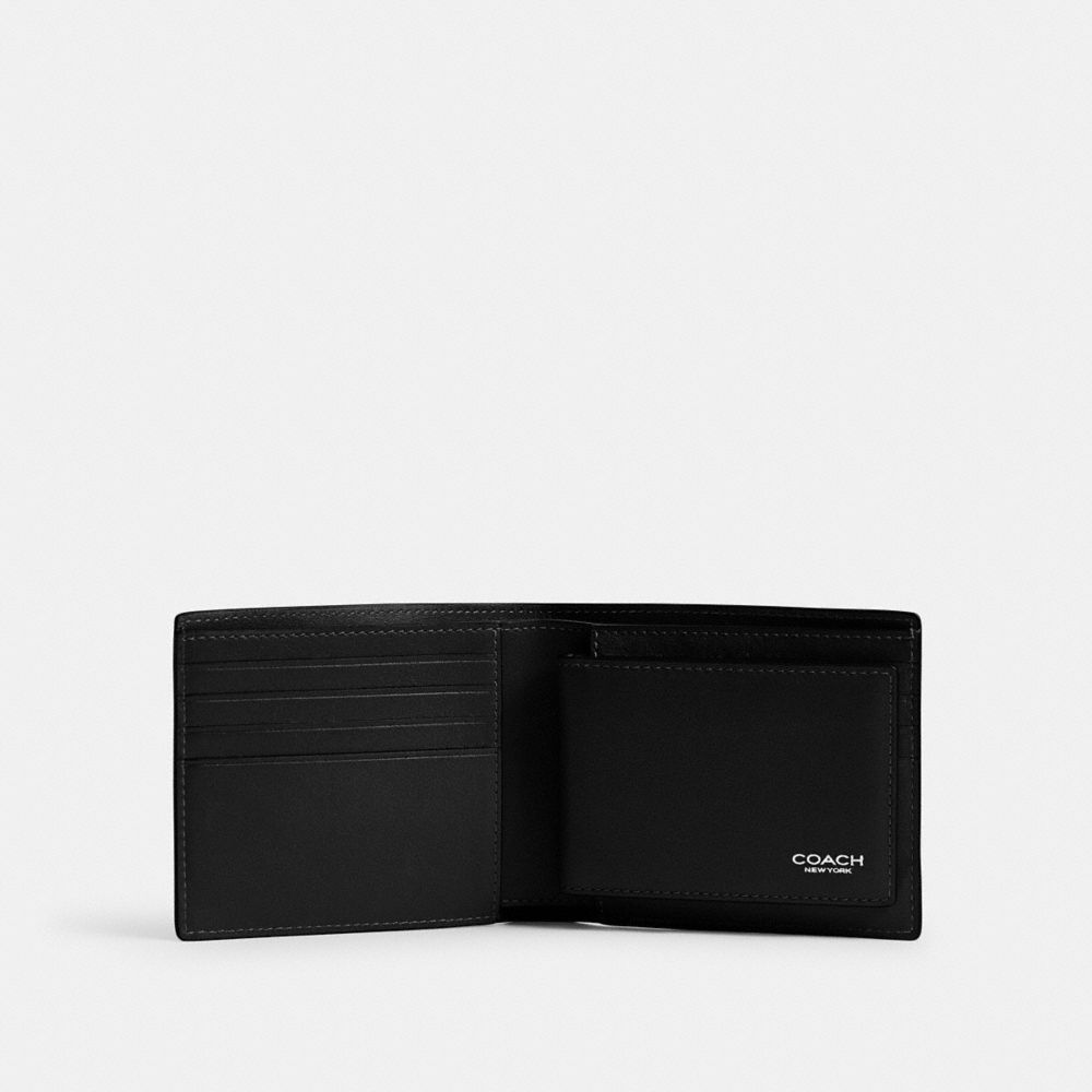 Coach 3 In 1 Wallet Black