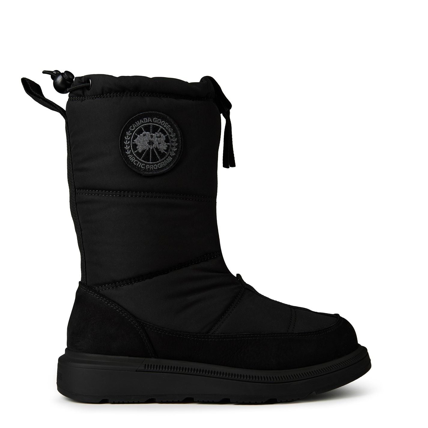 Cypress Fold-Down Puffer Boots Black