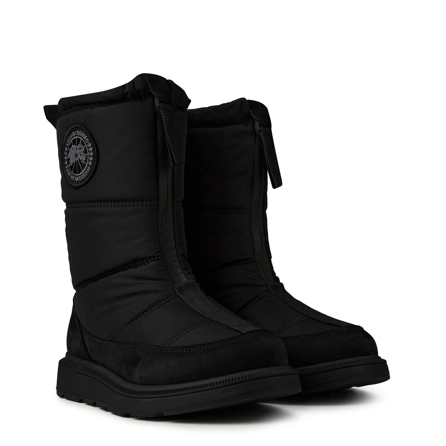 Cypress Fold-Down Puffer Boots Black