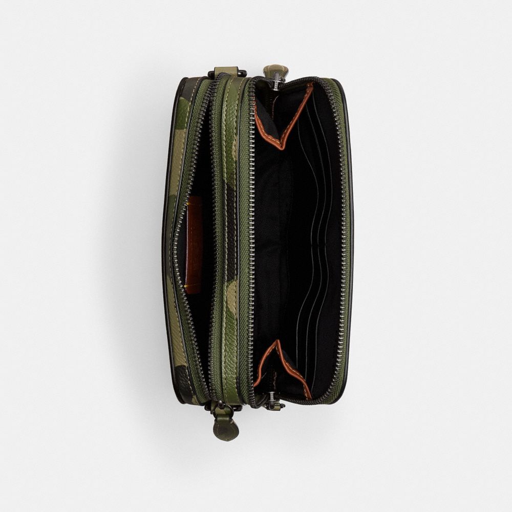 Coach Charter Crossbody Bag 19 With Camo Print And Coach Graphic Camo