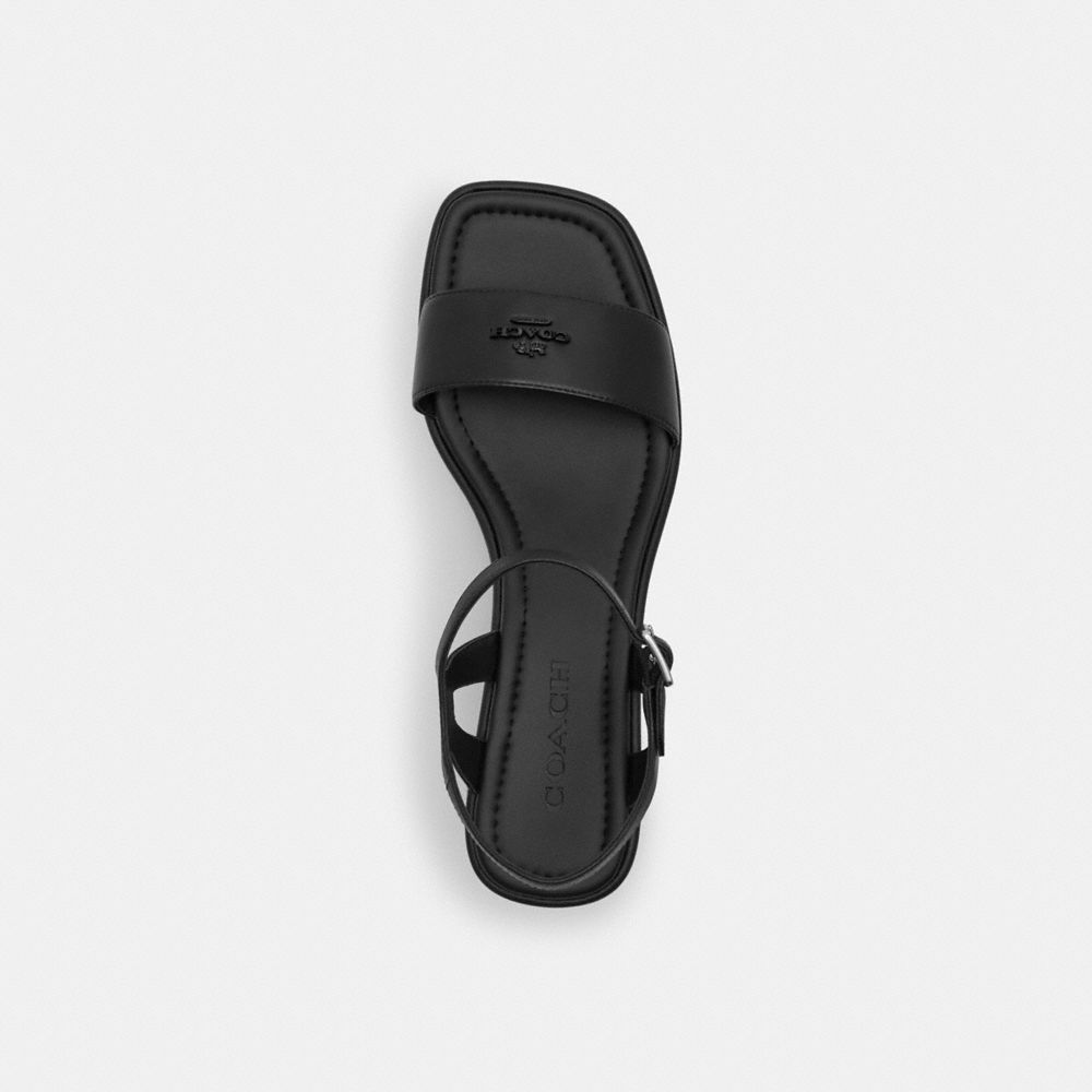 Coach Gale Wedge Sandal Black
