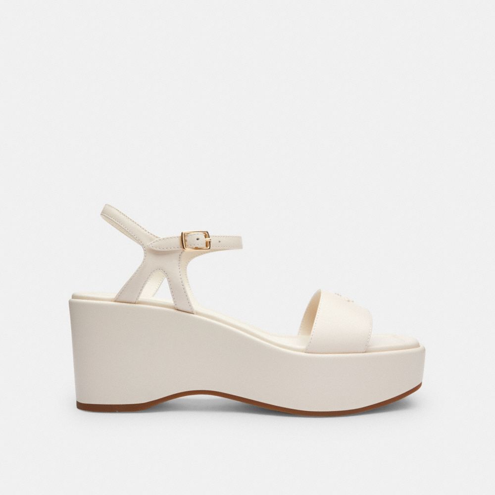 Coach Gale Wedge Sandal Chalk