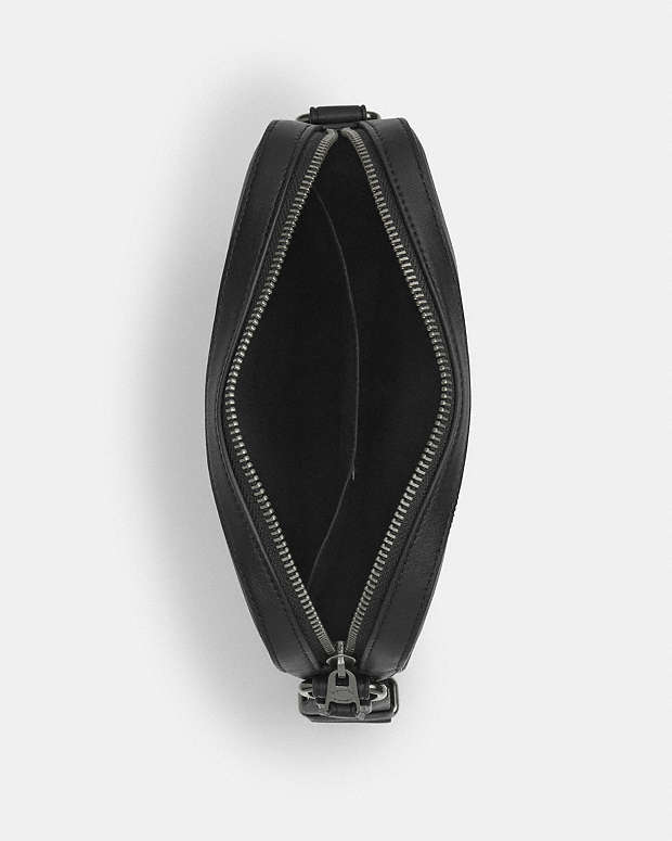 Houston Flight Bag In Signature Canvas Signature Canvas-Gunmetal-Charcoal-Black Signature Canvas-Gunmetal-Charcoal-Black