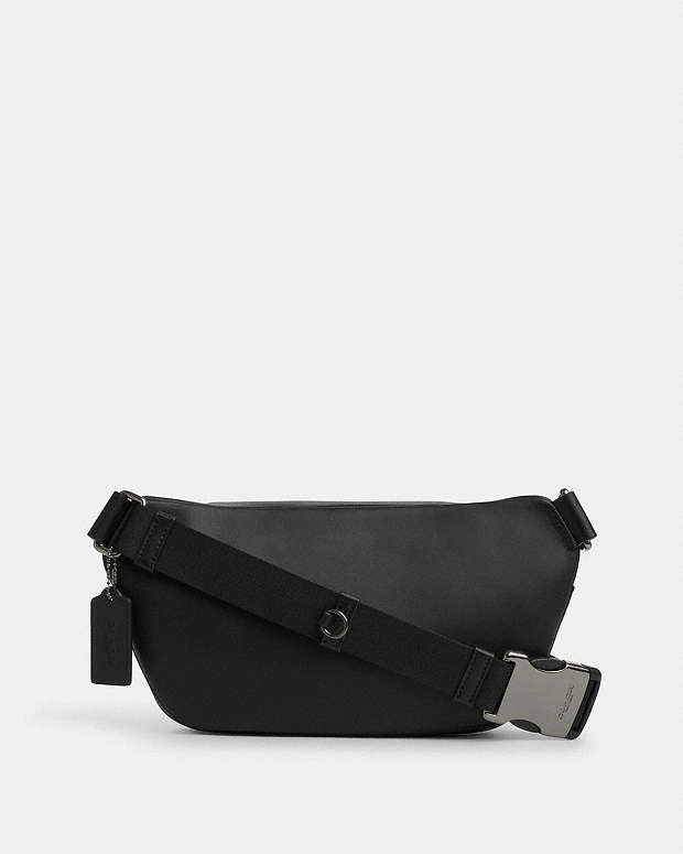 Elias Belt Bag In Signature Canvas Signature Canvas-Gunmetal-Charcoal-Black Signature Canvas-Gunmetal-Charcoal-Black
