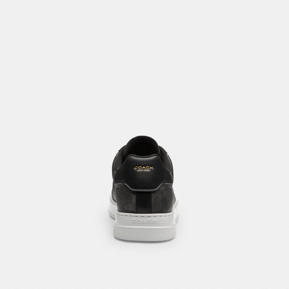 Men's Coach High Line Sneaker In Signature Camo Print Camo Black